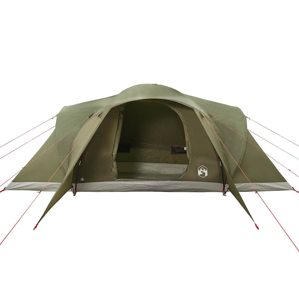 Koepeltent 6-persoons waterdicht olijfgroen is nu te koop bij PeponiXL, paradijselijk wonen!