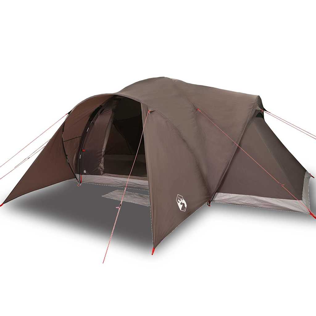 Koepeltent 6-persoons waterdicht bruin is nu te koop bij PeponiXL, paradijselijk wonen!