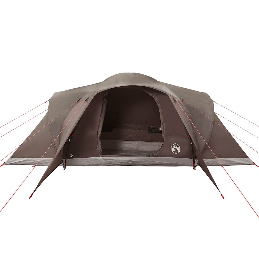 Koepeltent 6-persoons waterdicht bruin is nu te koop bij PeponiXL, paradijselijk wonen!