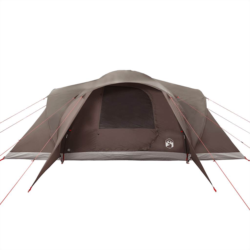Koepeltent 6-persoons waterdicht bruin is nu te koop bij PeponiXL, paradijselijk wonen!
