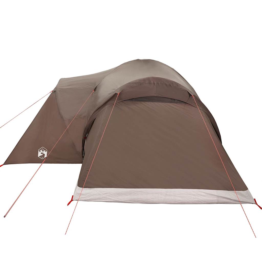 Koepeltent 6-persoons waterdicht bruin is nu te koop bij PeponiXL, paradijselijk wonen!