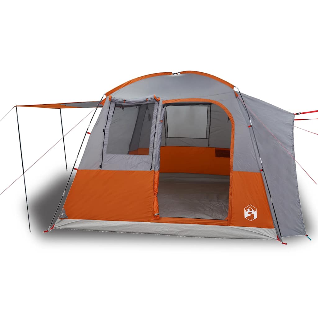 Autotent 4-persoons waterdicht grijs en oranje is nu te koop bij PeponiXL, paradijselijk wonen!