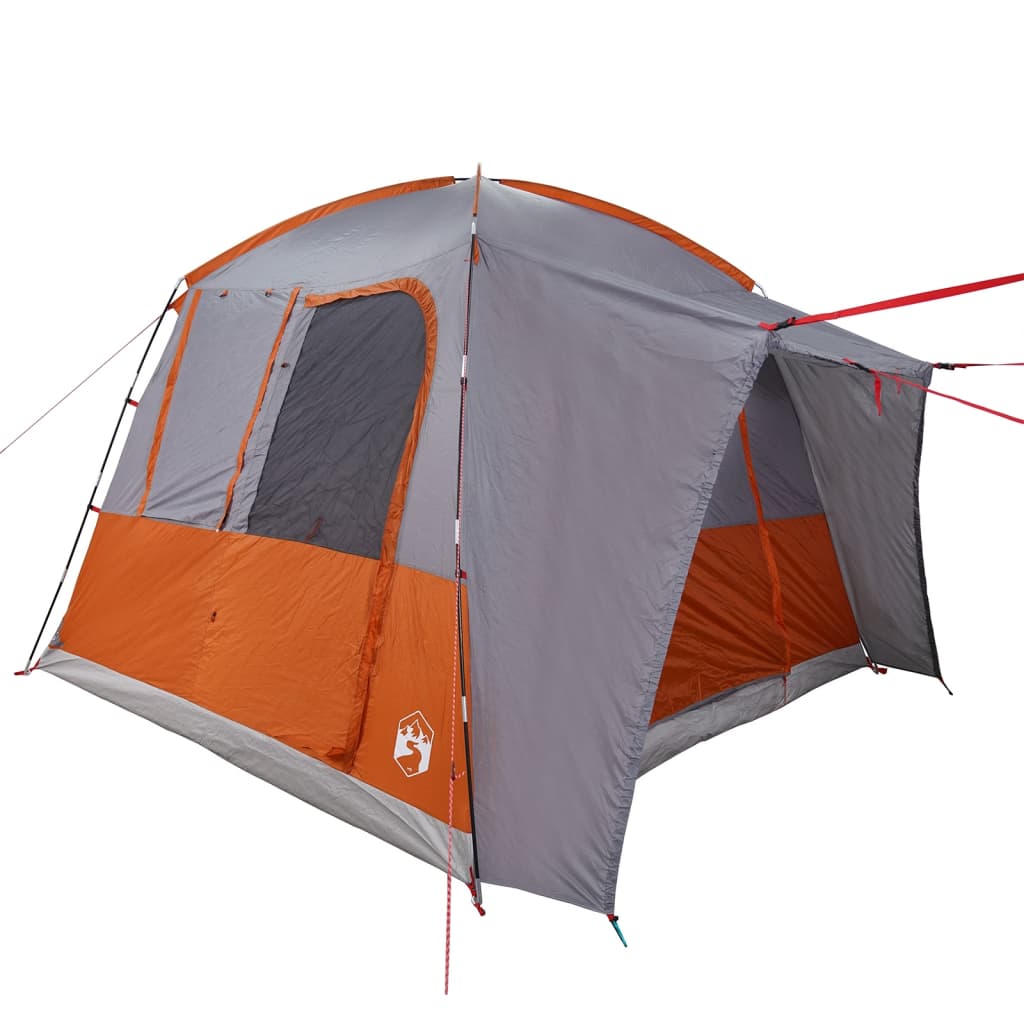 Autotent 4-persoons waterdicht grijs en oranje is nu te koop bij PeponiXL, paradijselijk wonen!