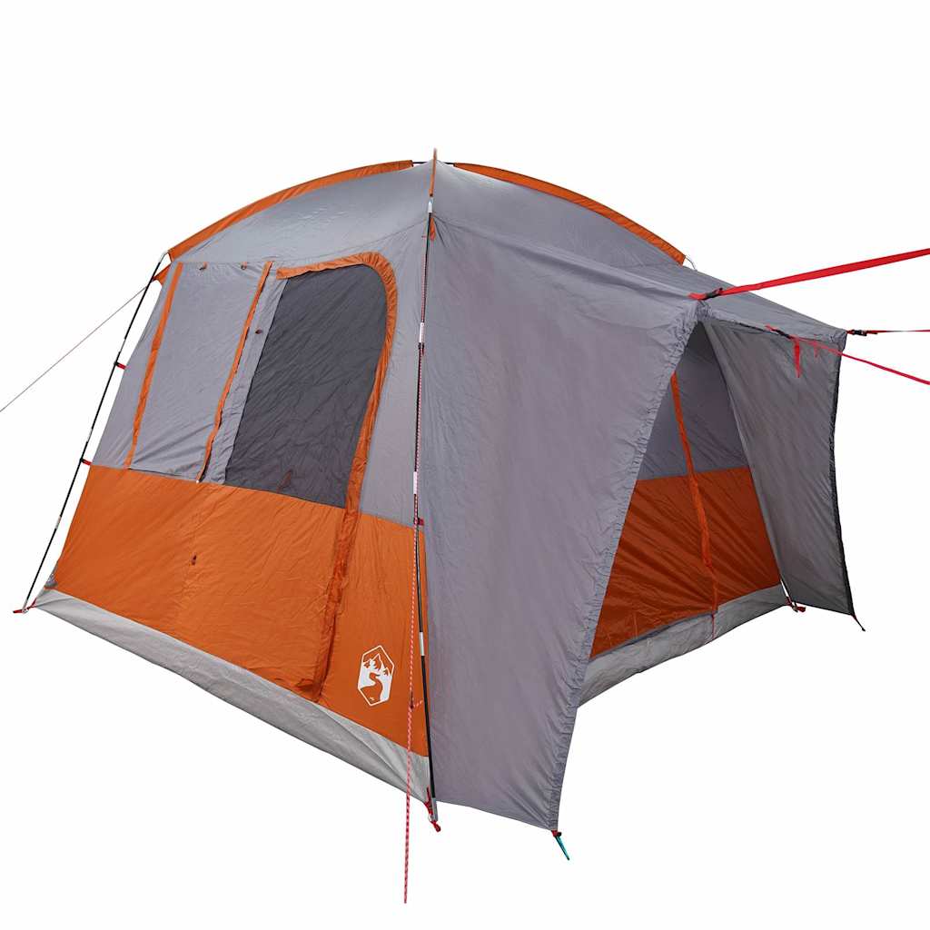 Autotent 4-persoons waterdicht grijs en oranje is nu te koop bij PeponiXL, paradijselijk wonen!