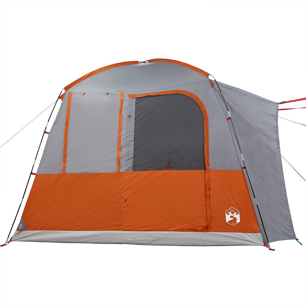 Autotent 4-persoons waterdicht grijs en oranje is nu te koop bij PeponiXL, paradijselijk wonen!