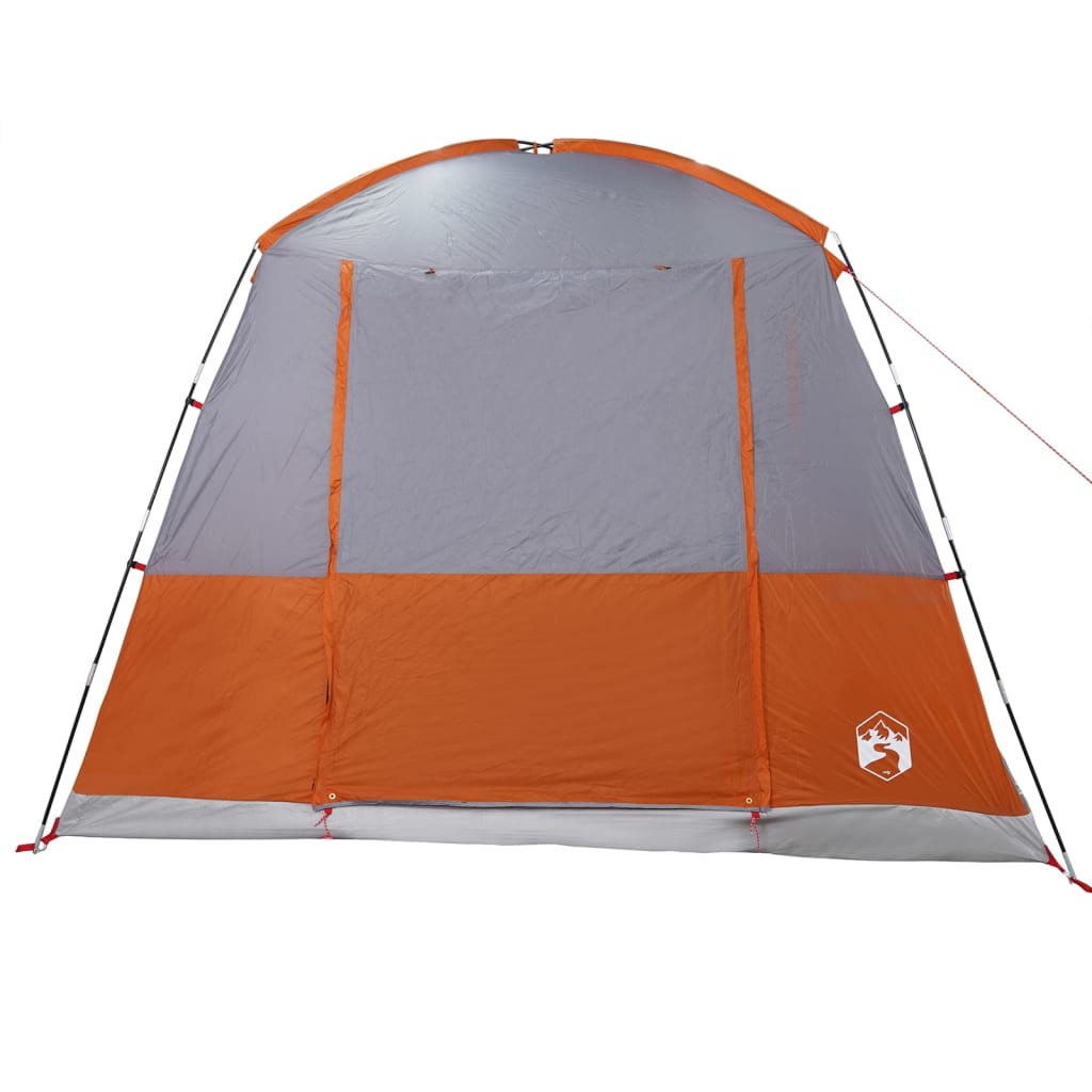 Autotent 4-persoons waterdicht grijs en oranje is nu te koop bij PeponiXL, paradijselijk wonen!