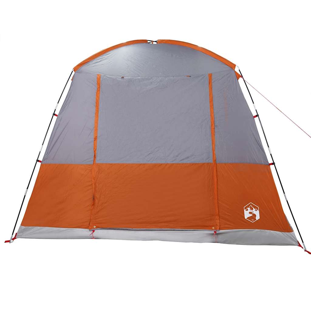 Autotent 4-persoons waterdicht grijs en oranje is nu te koop bij PeponiXL, paradijselijk wonen!