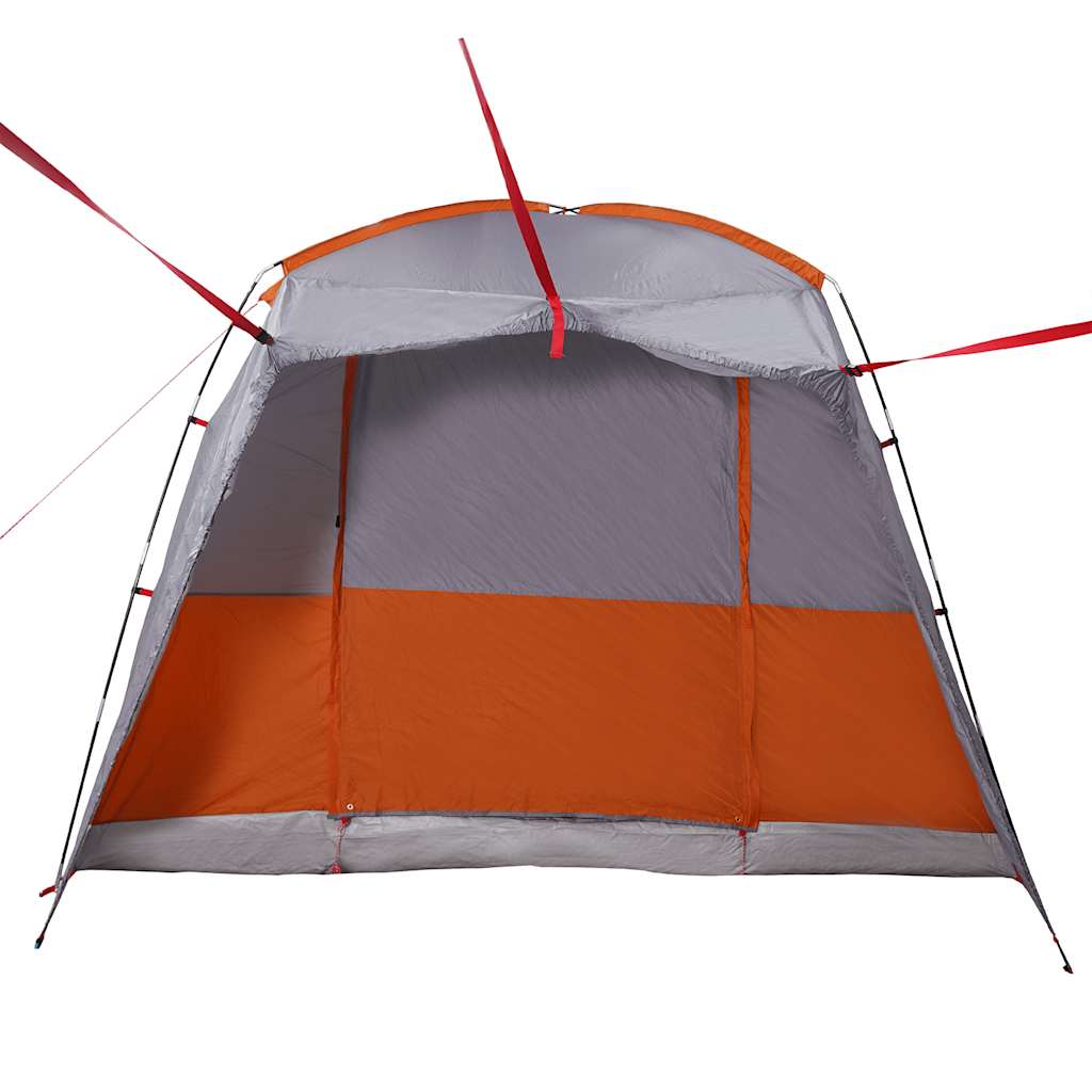 Autotent 4-persoons waterdicht grijs en oranje is nu te koop bij PeponiXL, paradijselijk wonen!