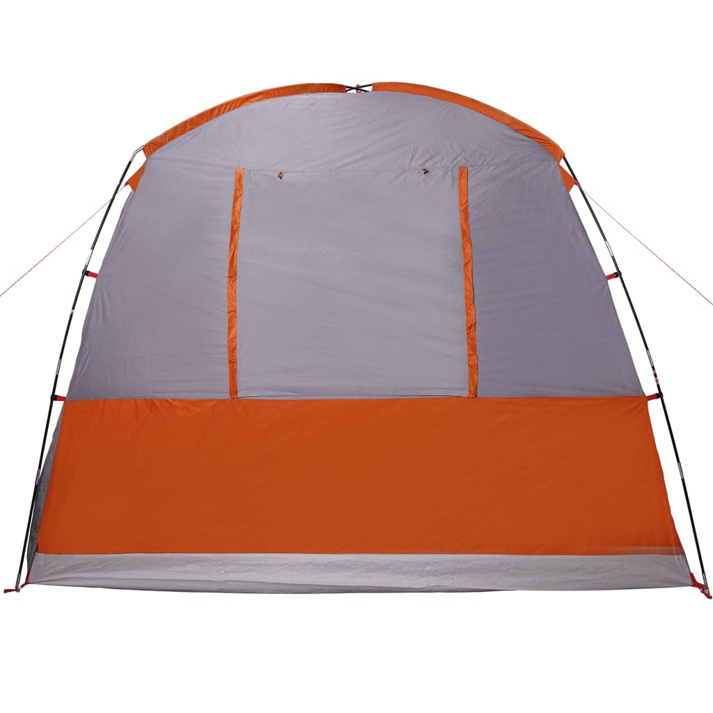 Autotent 4-persoons waterdicht grijs en oranje is nu te koop bij PeponiXL, paradijselijk wonen!