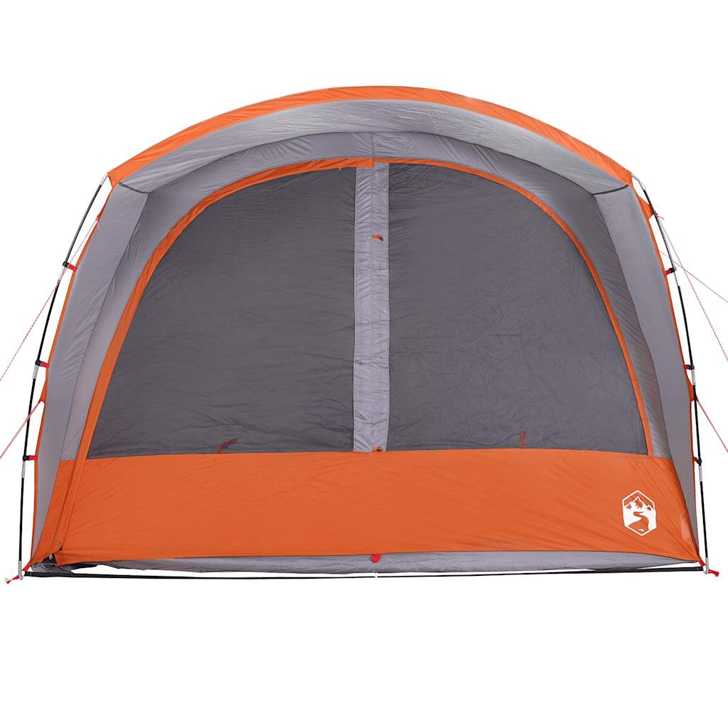 Autotent 4-persoons waterdicht grijs en oranje is nu te koop bij PeponiXL, paradijselijk wonen!