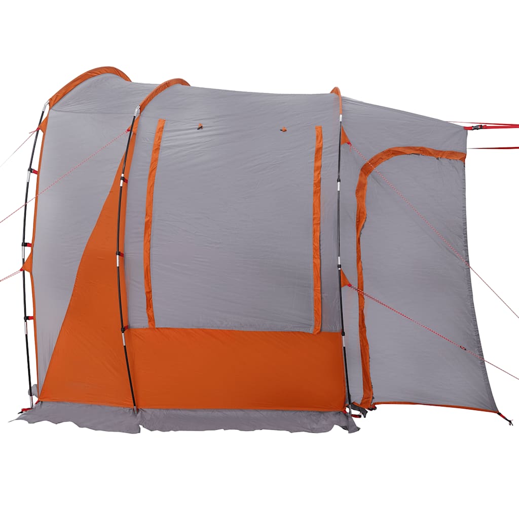 Autotent 4-persoons waterdicht grijs en oranje is nu te koop bij PeponiXL, paradijselijk wonen!