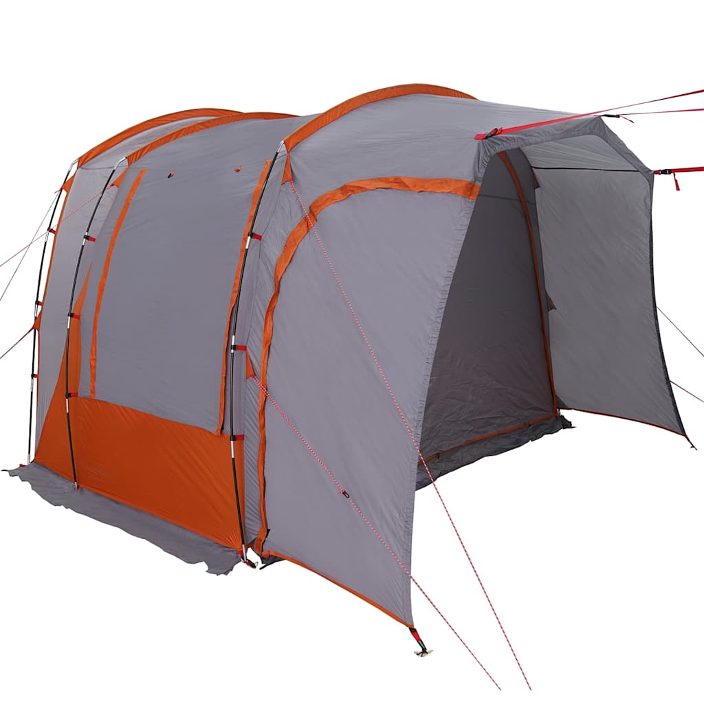 Autotent 4-persoons waterdicht grijs en oranje is nu te koop bij PeponiXL, paradijselijk wonen!