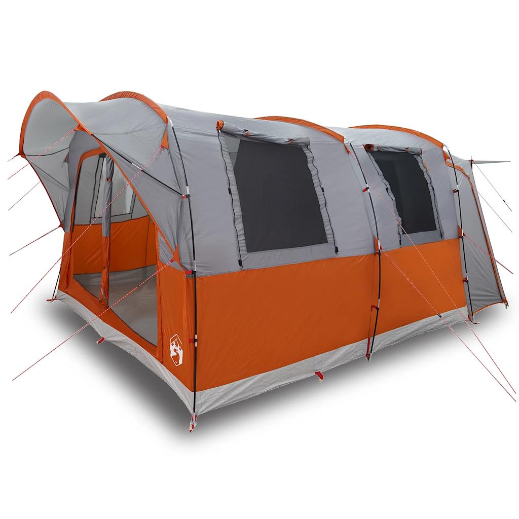 Autotent 4-persoons waterdicht grijs en oranje is nu te koop bij PeponiXL, paradijselijk wonen!