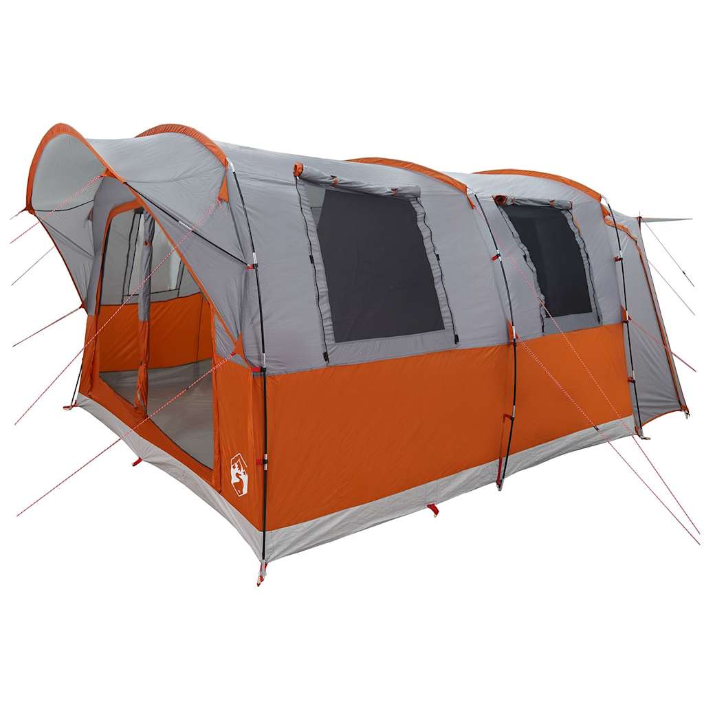 Autotent 4-persoons waterdicht grijs en oranje is nu te koop bij PeponiXL, paradijselijk wonen!