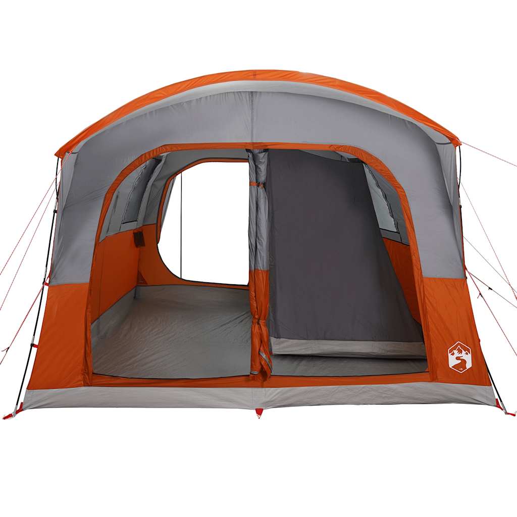 Autotent 4-persoons waterdicht grijs en oranje is nu te koop bij PeponiXL, paradijselijk wonen!