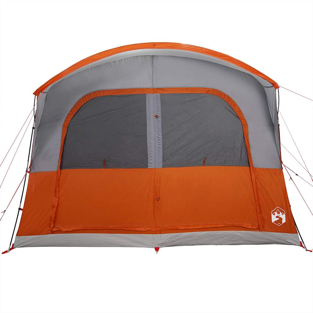 Autotent 4-persoons waterdicht grijs en oranje is nu te koop bij PeponiXL, paradijselijk wonen!