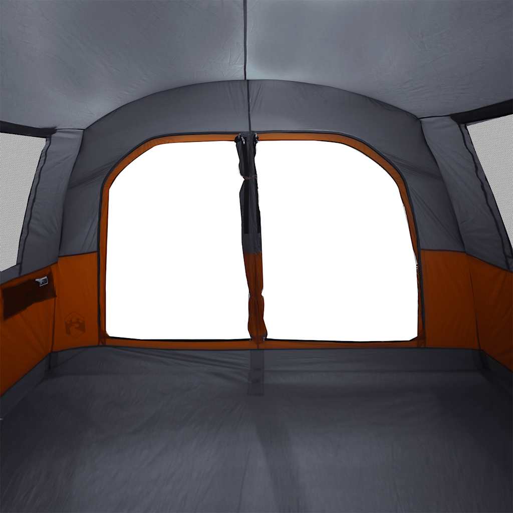 Autotent 4-persoons waterdicht grijs en oranje is nu te koop bij PeponiXL, paradijselijk wonen!