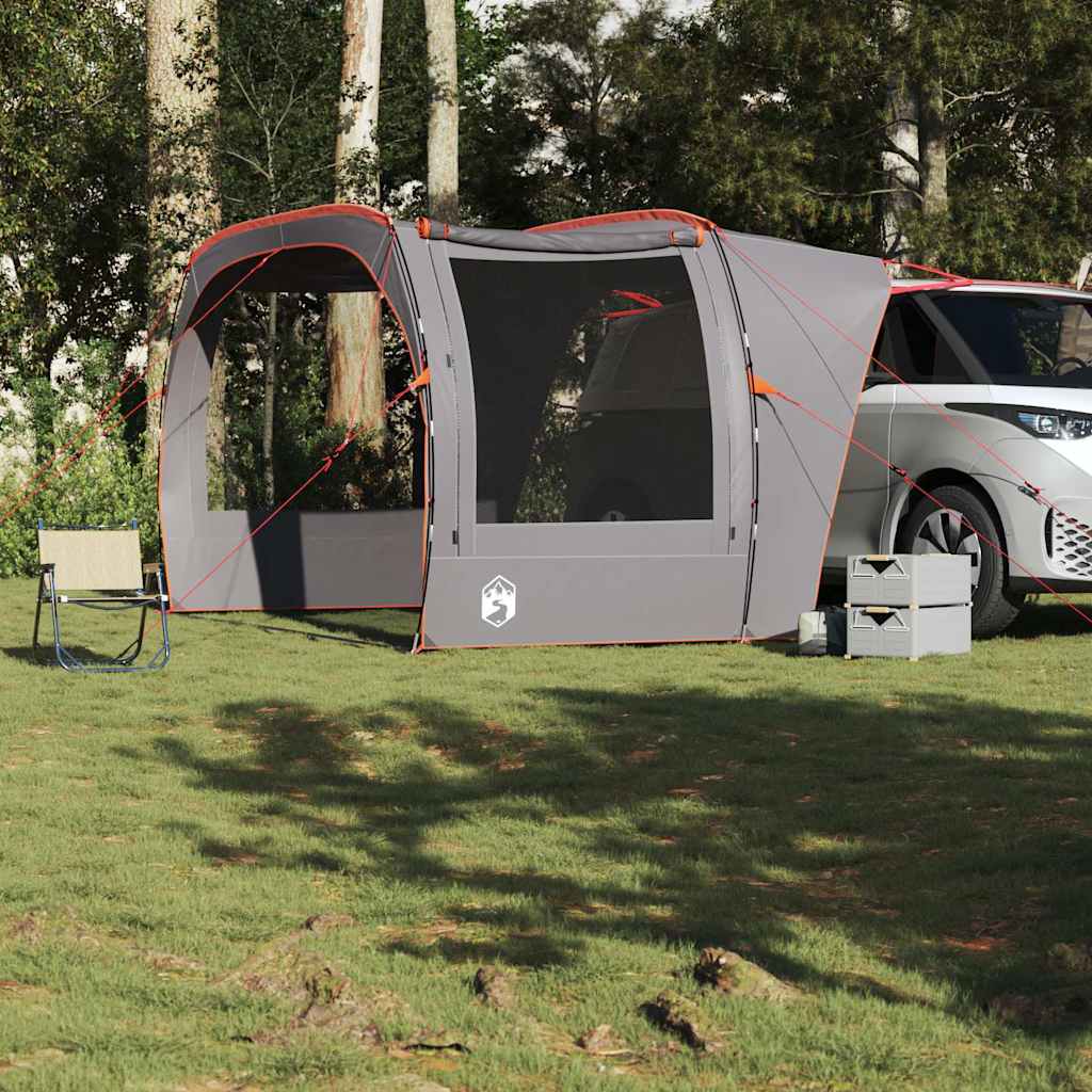 Autotent waterdicht grijs en oranje is nu te koop bij PeponiXL, paradijselijk wonen!
