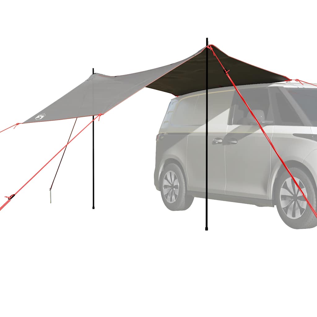 Autotent waterdicht grijs en oranje is nu te koop bij PeponiXL, paradijselijk wonen!
