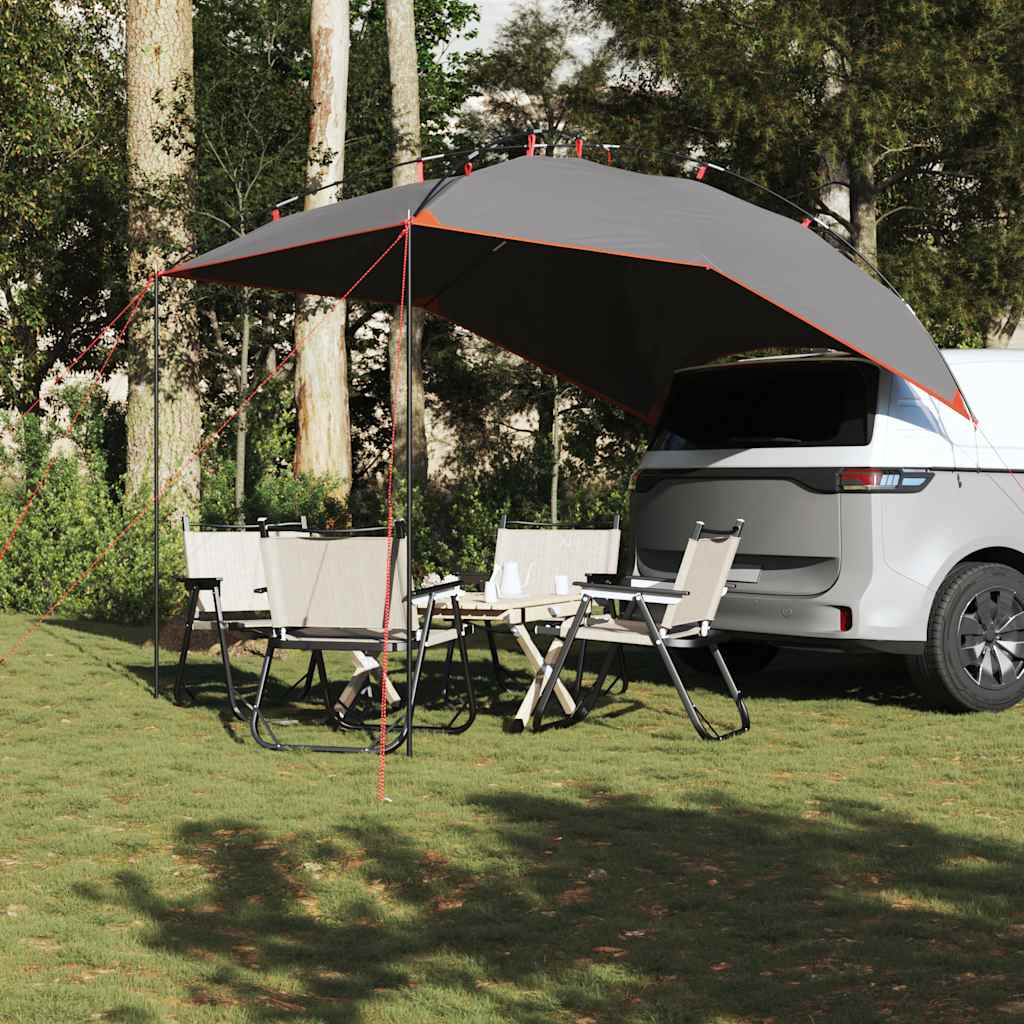 Autotent waterdicht grijs en oranje is nu te koop bij PeponiXL, paradijselijk wonen!