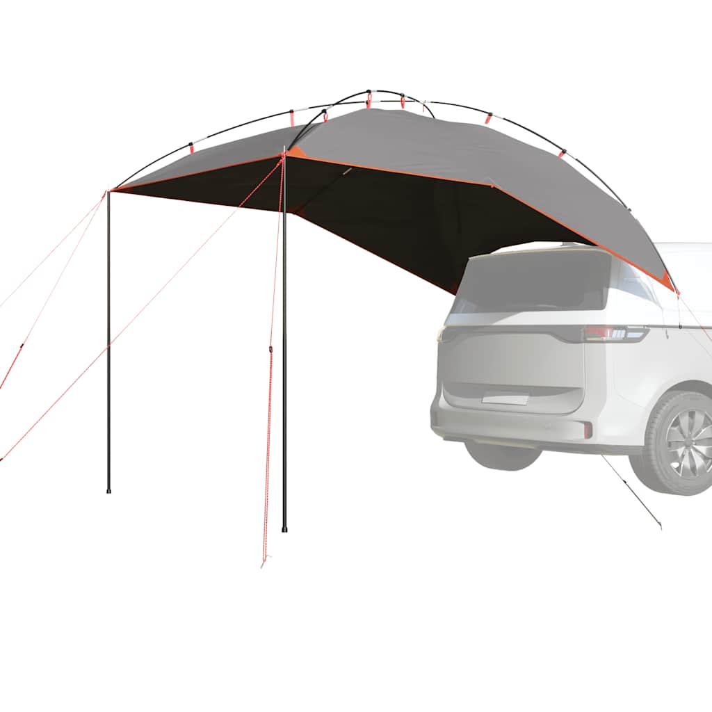 Autotent waterdicht grijs en oranje is nu te koop bij PeponiXL, paradijselijk wonen!