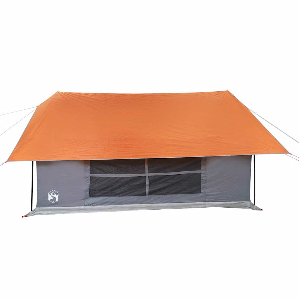 Tent 5-persoons waterdicht grijs en oranje is nu te koop bij PeponiXL, paradijselijk wonen!