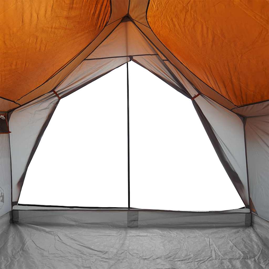 Tent 5-persoons waterdicht grijs en oranje is nu te koop bij PeponiXL, paradijselijk wonen!