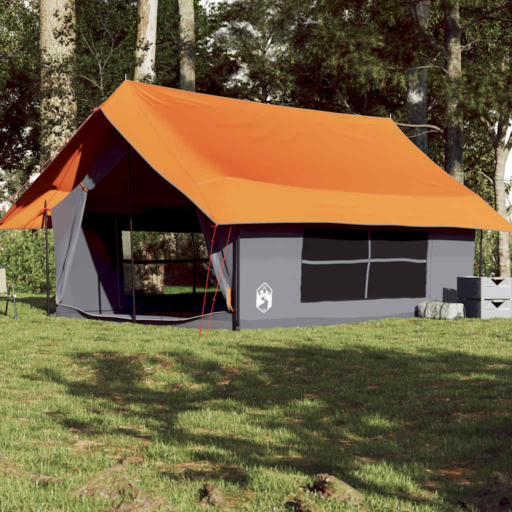 Tent 5-persoons waterdicht grijs en oranje is nu te koop bij PeponiXL, paradijselijk wonen!