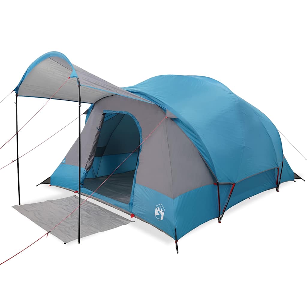 Tunneltent voor gezin 8-persoons waterdicht blauw is nu te koop bij PeponiXL, paradijselijk wonen!