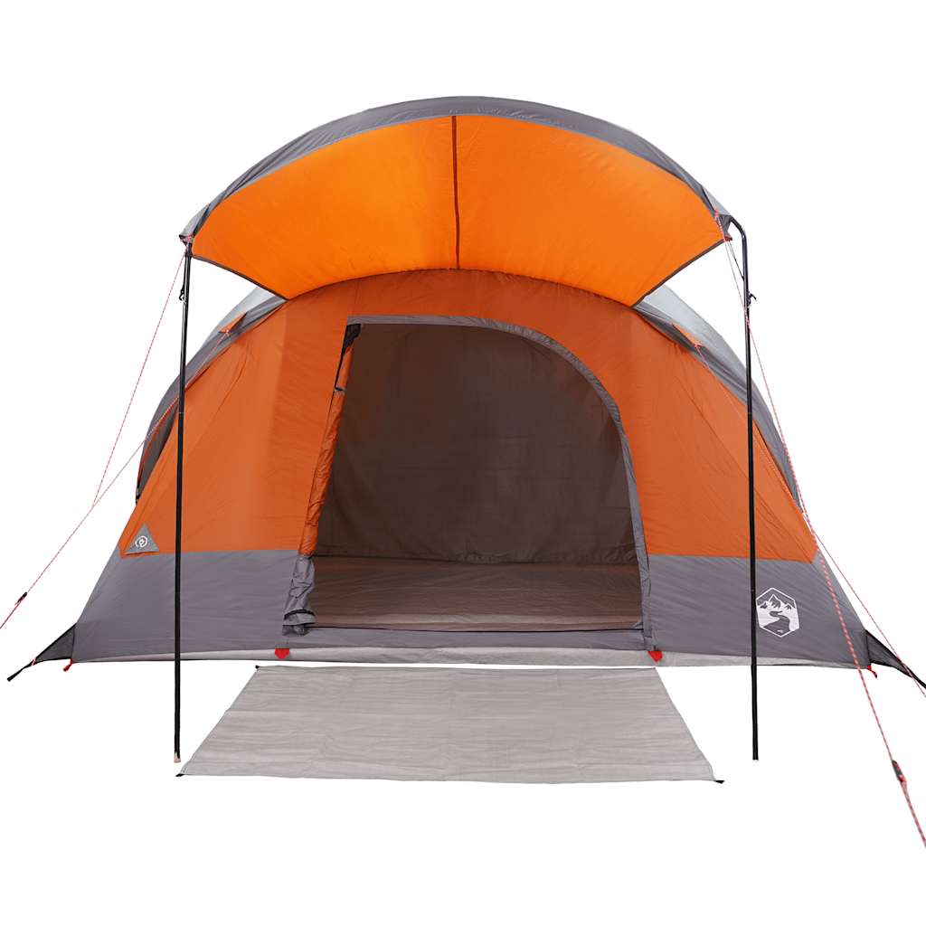Tunneltent 8-persoons waterdicht grijs en oranje is nu te koop bij PeponiXL, paradijselijk wonen!
