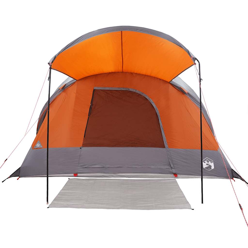 Tunneltent 8-persoons waterdicht grijs en oranje is nu te koop bij PeponiXL, paradijselijk wonen!
