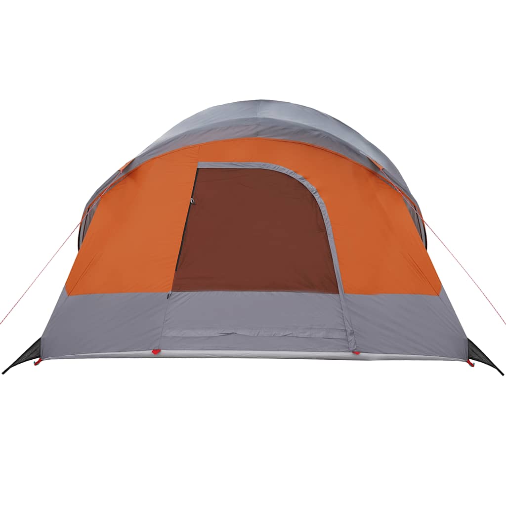 Tunneltent 8-persoons waterdicht grijs en oranje is nu te koop bij PeponiXL, paradijselijk wonen!