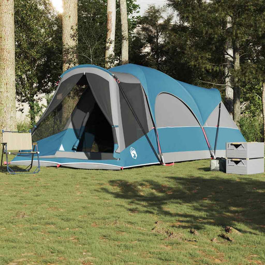 Tunneltent voor gezin 8-persoons waterdicht blauw is nu te koop bij PeponiXL, paradijselijk wonen!