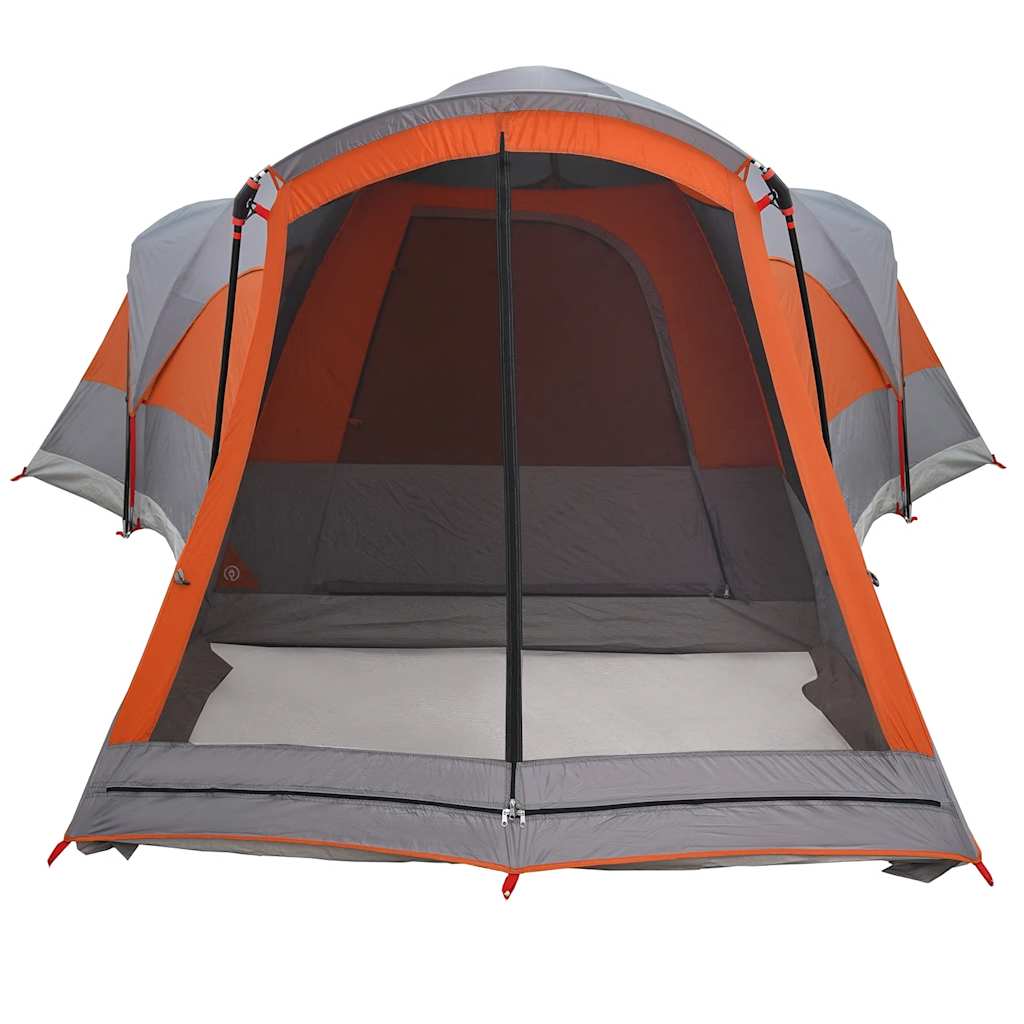 Tunneltent 8-persoons waterdicht grijs en oranje is nu te koop bij PeponiXL, paradijselijk wonen!