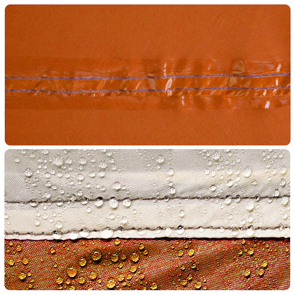 Tunneltent 8-persoons waterdicht grijs en oranje is nu te koop bij PeponiXL, paradijselijk wonen!
