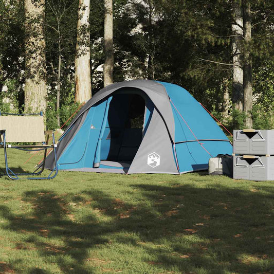 Tent 4-persoons waterdicht blauw is nu te koop bij PeponiXL, paradijselijk wonen!