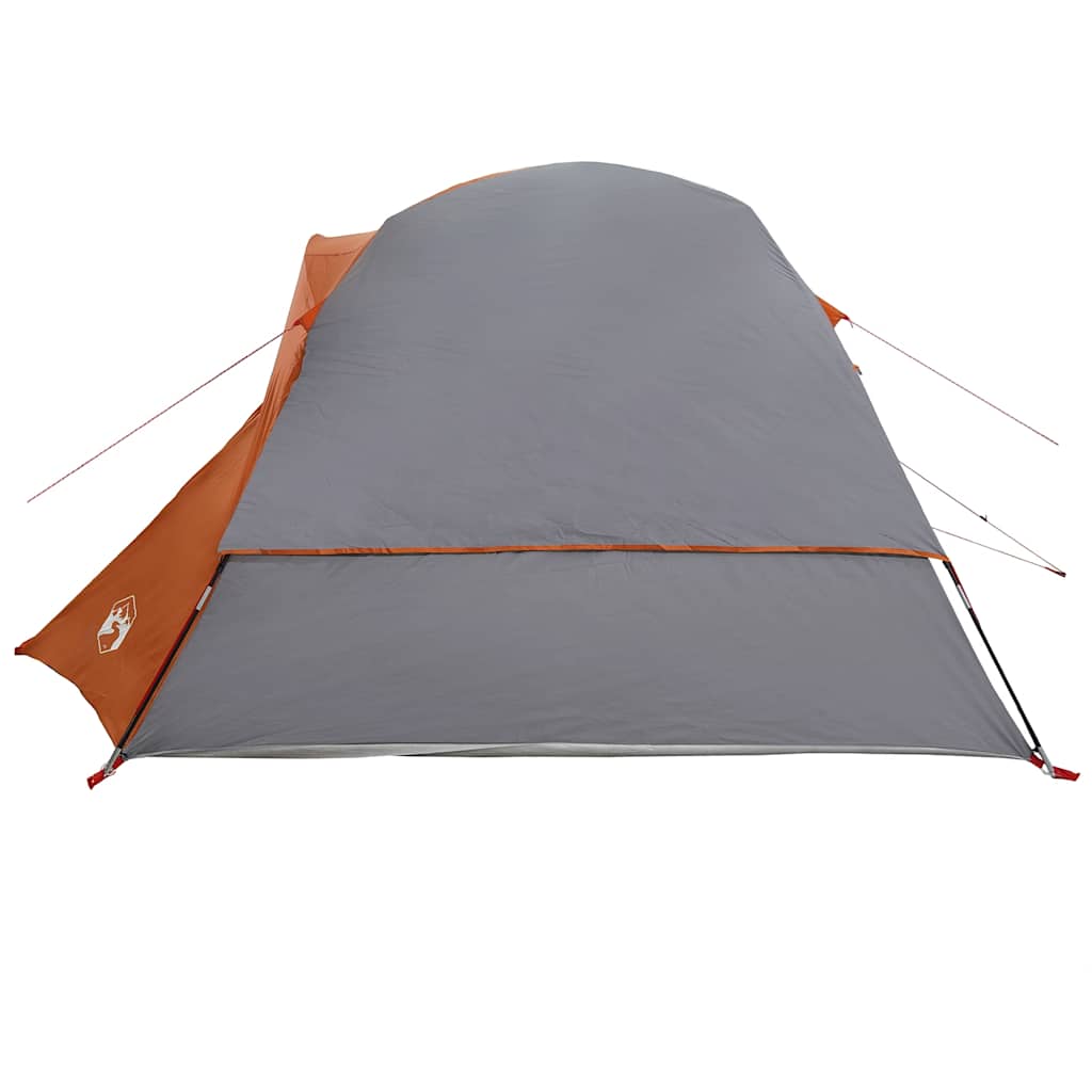 Tent 4-persoons waterdicht grijs en oranje is nu te koop bij PeponiXL, paradijselijk wonen!