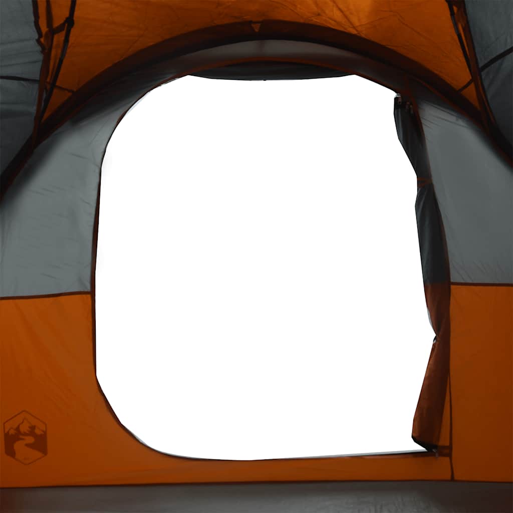 Tunneltent 6-persoons waterdicht grijs en oranje is nu te koop bij PeponiXL, paradijselijk wonen!