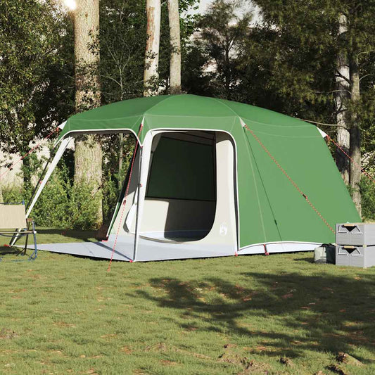 Kampeertent met verandakoepel 5-persoons waterdicht groen is nu te koop bij PeponiXL, paradijselijk wonen!