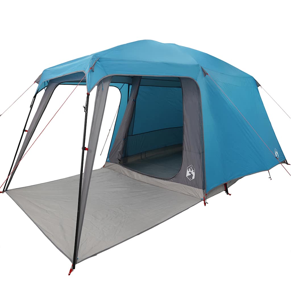 Kampeertent met verandakoepel 5-persoons waterdicht blauw is nu te koop bij PeponiXL, paradijselijk wonen!