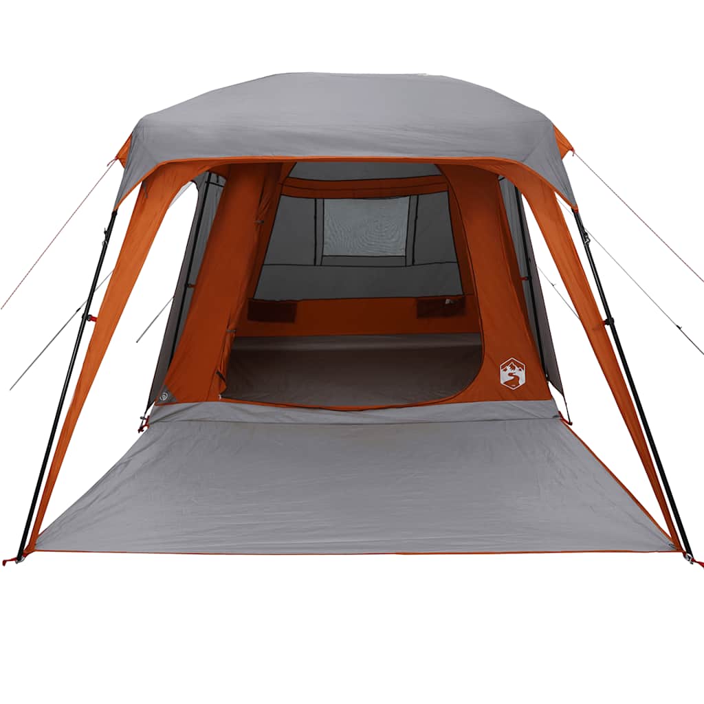 Kampeertent met verandakoepel 5persoons waterdicht grijs oranje is nu te koop bij PeponiXL, paradijselijk wonen!