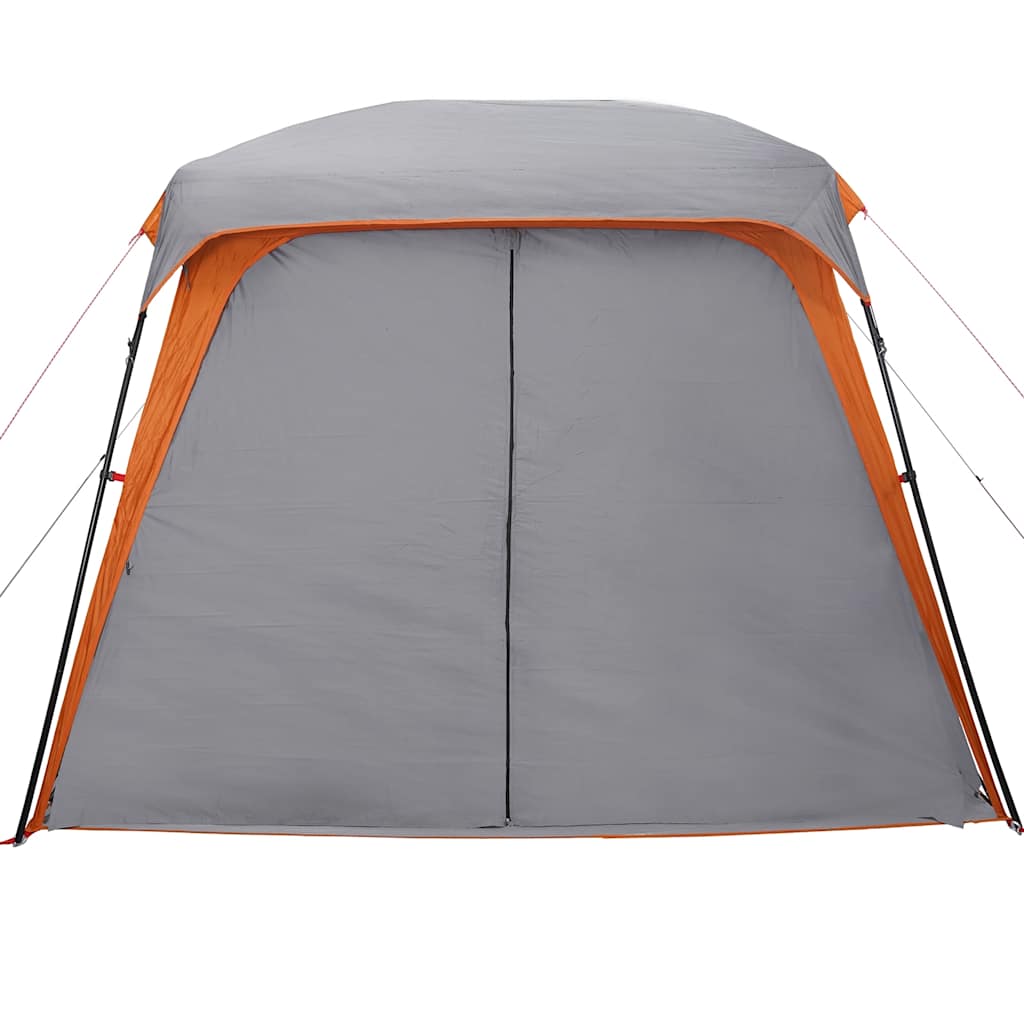 Kampeertent met verandakoepel 5persoons waterdicht grijs oranje is nu te koop bij PeponiXL, paradijselijk wonen!