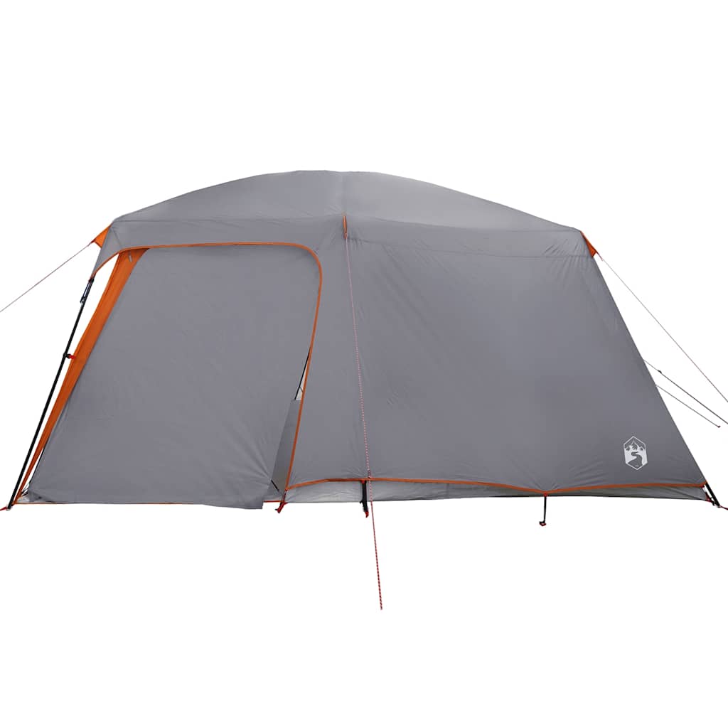 Kampeertent met verandakoepel 5persoons waterdicht grijs oranje is nu te koop bij PeponiXL, paradijselijk wonen!