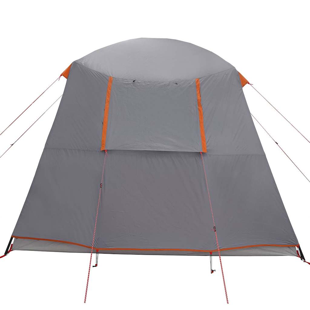 Kampeertent met verandakoepel 5persoons waterdicht grijs oranje is nu te koop bij PeponiXL, paradijselijk wonen!