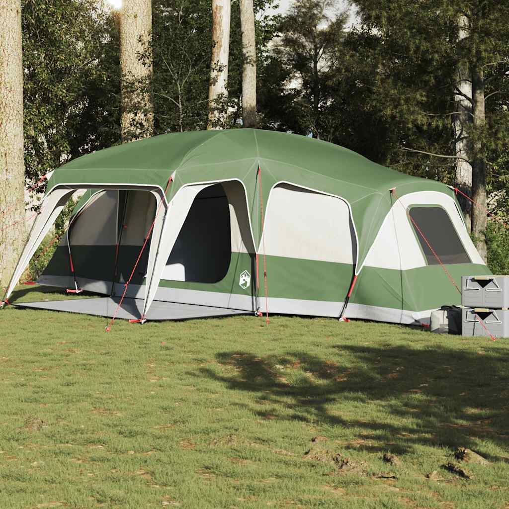 Familietent met verandakoepel 9-persoons waterdicht groen is nu te koop bij PeponiXL, paradijselijk wonen!