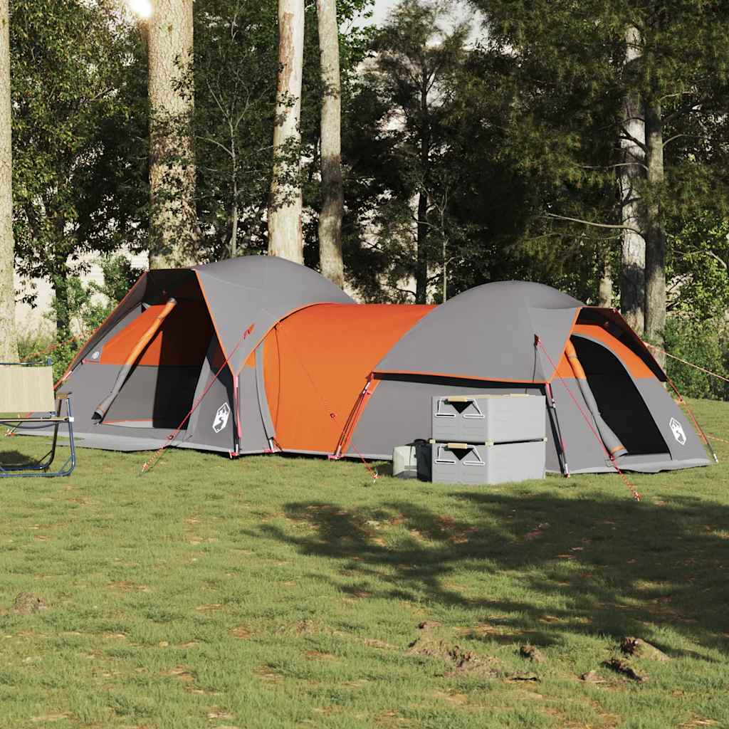 Tent 5-persoons waterdicht grijs en oranje is nu te koop bij PeponiXL, paradijselijk wonen!