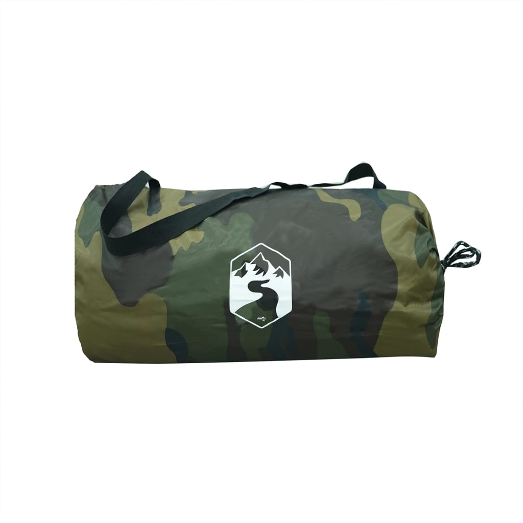 Kampeerluifel waterdicht 306x306 cm camouflage is nu te koop bij PeponiXL, paradijselijk wonen!