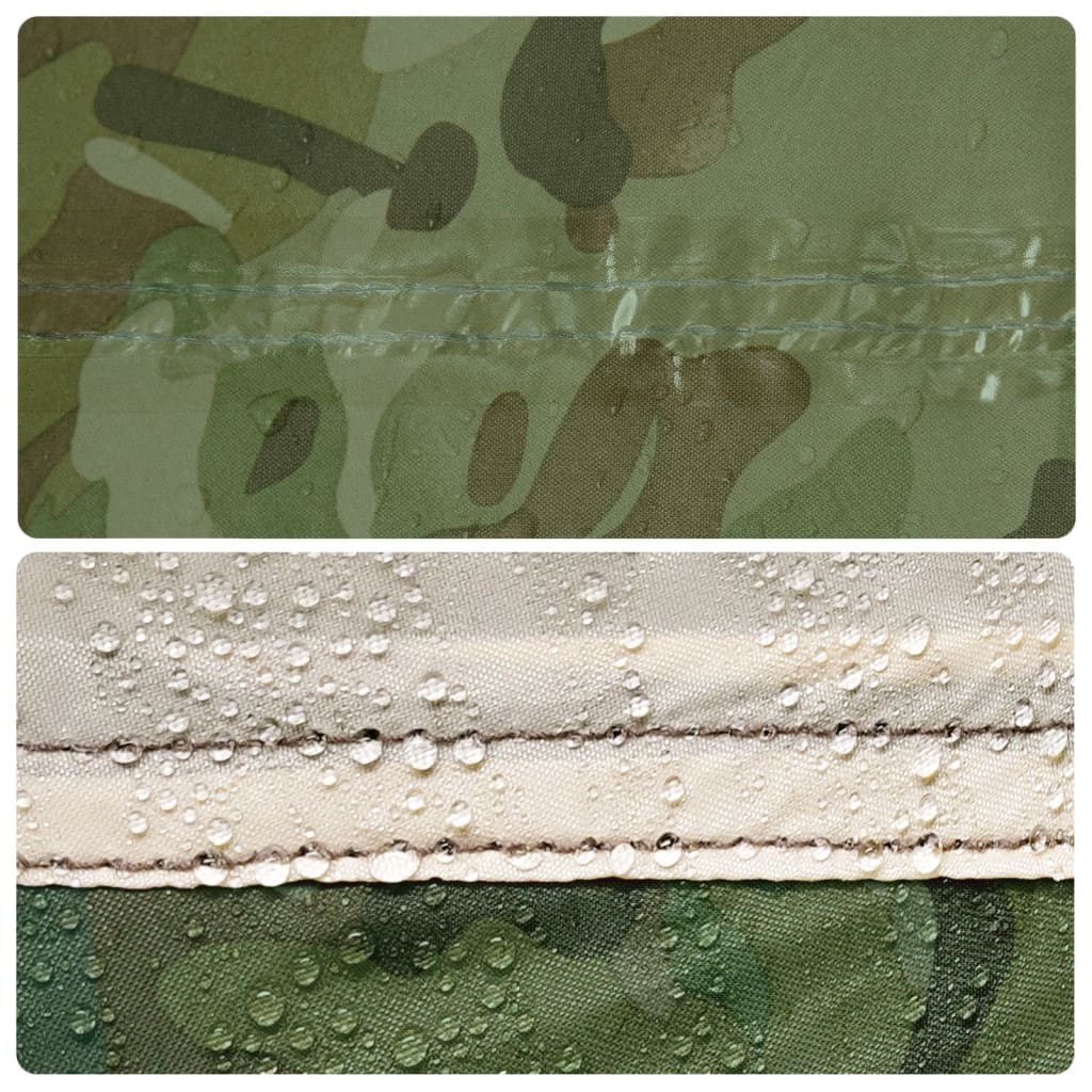 Kampeerluifel waterdicht 306x306 cm camouflage is nu te koop bij PeponiXL, paradijselijk wonen!