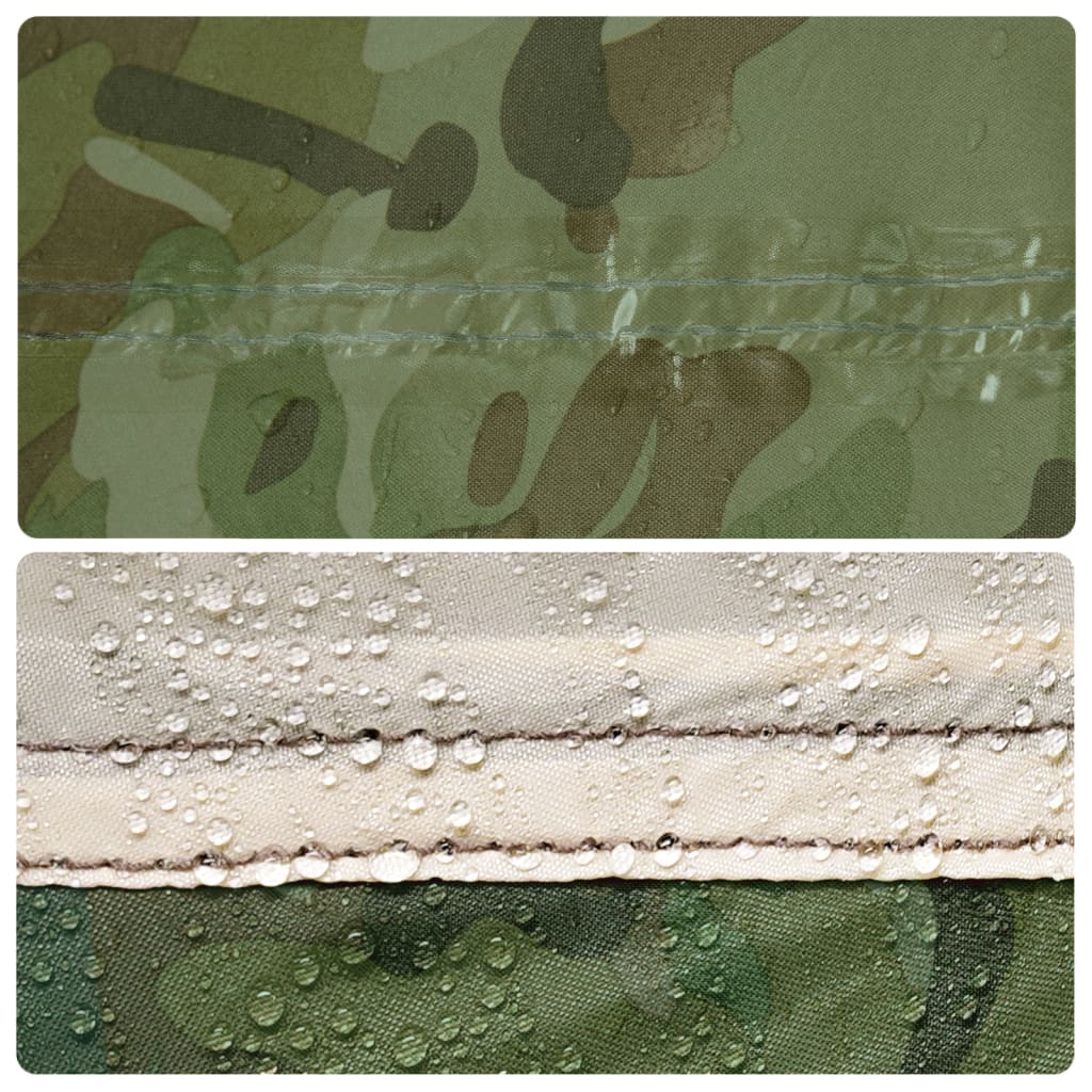 Kampeerluifel waterdicht 366x306 cm camouflage is nu te koop bij PeponiXL, paradijselijk wonen!