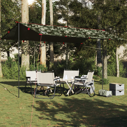 Kampeerluifel waterdicht 506x306 cm camouflage is nu te koop bij PeponiXL, paradijselijk wonen!